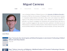 Tablet Screenshot of miguelcarreras.com